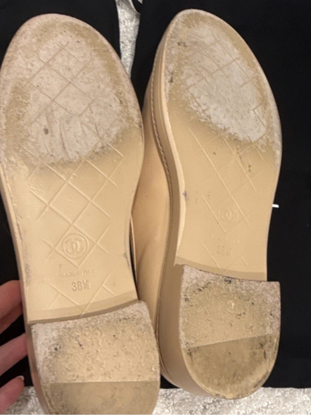 Chanel Quilted Leather Loafers 38.5 - Picture 2 of 5